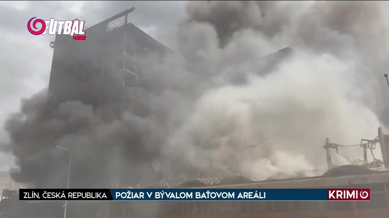 POŽIAR V BÝVALOM BAŤOVOM AREÁLI