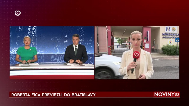 ROBERTA FICA PREVIEZLI DO BRATISLAVY