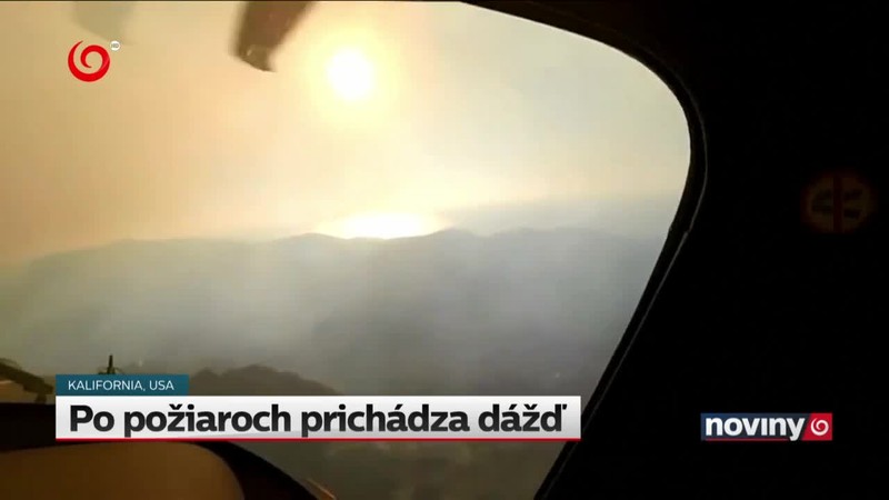 Po požiaroch prichádza dážď
