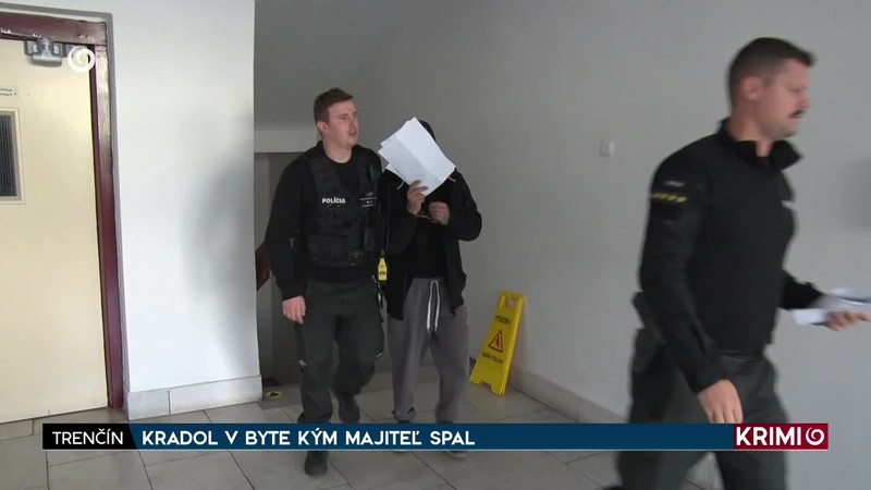 KRADOL V BYTE KÝM MAJITEĽ SPAL