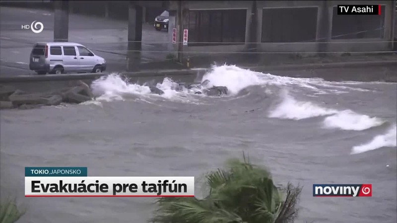 Evakuácie pre tajfún