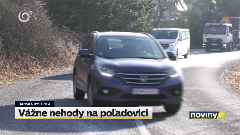 Vážne nehody na poľadovici