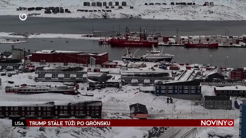 TRUMP STÁLE TÚŽI PO GRÓNSKU