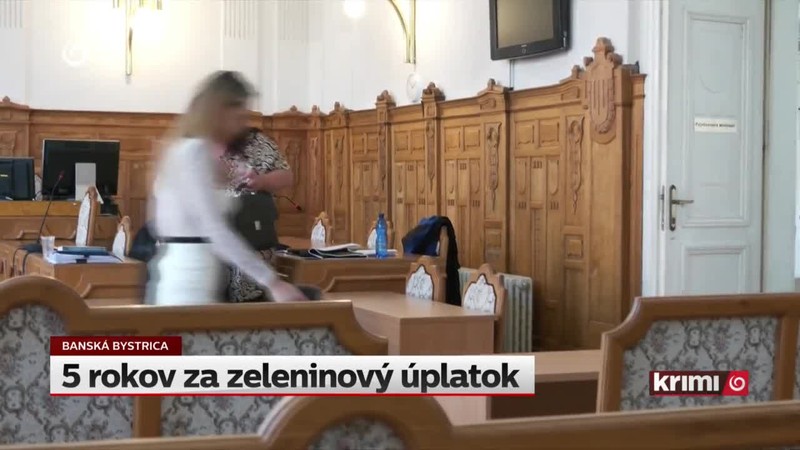 5 rokov za zeleninový úplatok