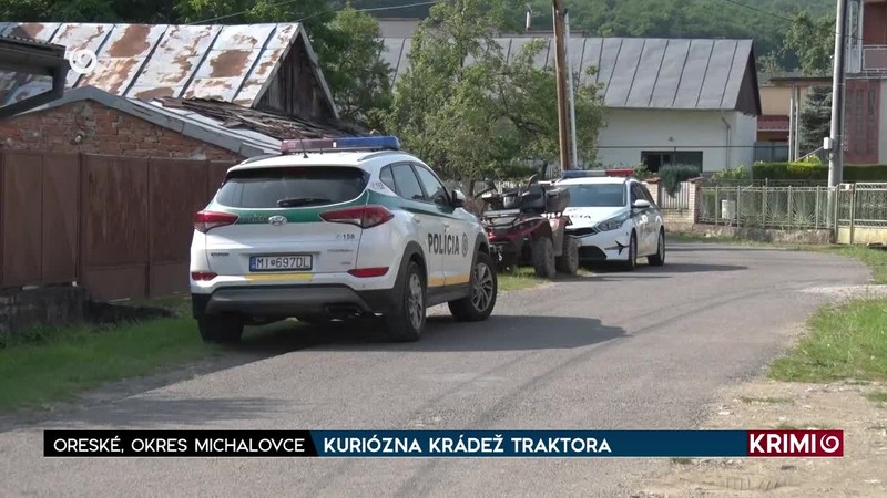 KURIÓZNA KRÁDEŽ TRAKTORA