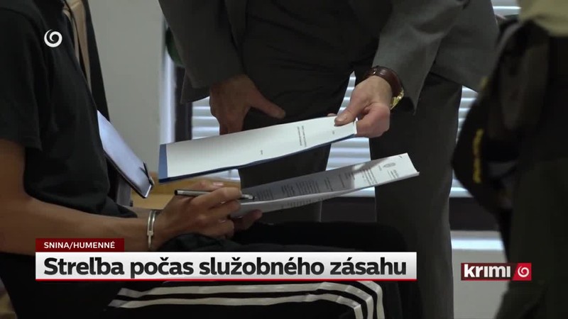 Streľba počas služobného zásahu