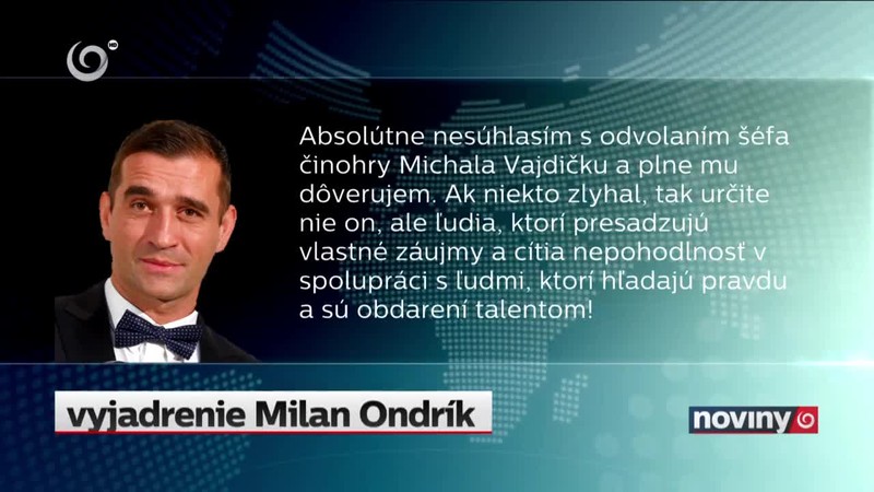 Odvolali šéfa činohry SND