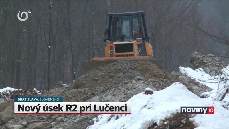Nový úsek R2 pri Lučenci
