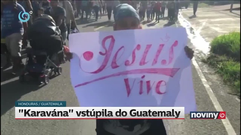 "Karavána" vstúpila do Guatemaly