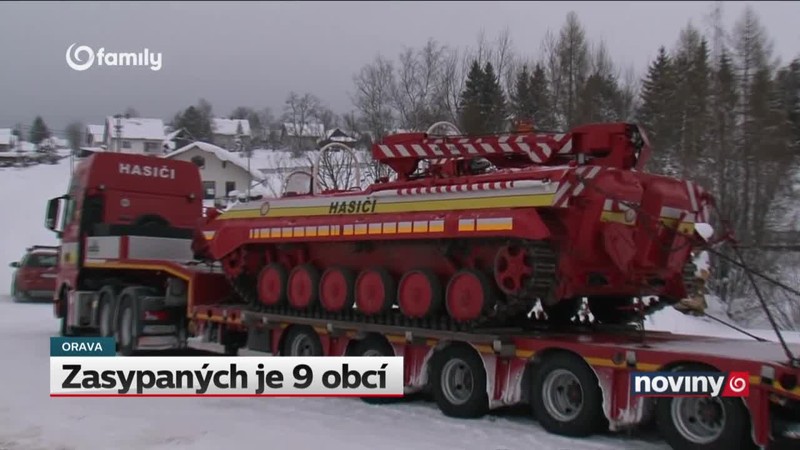 Zasypaných je 9 obcí