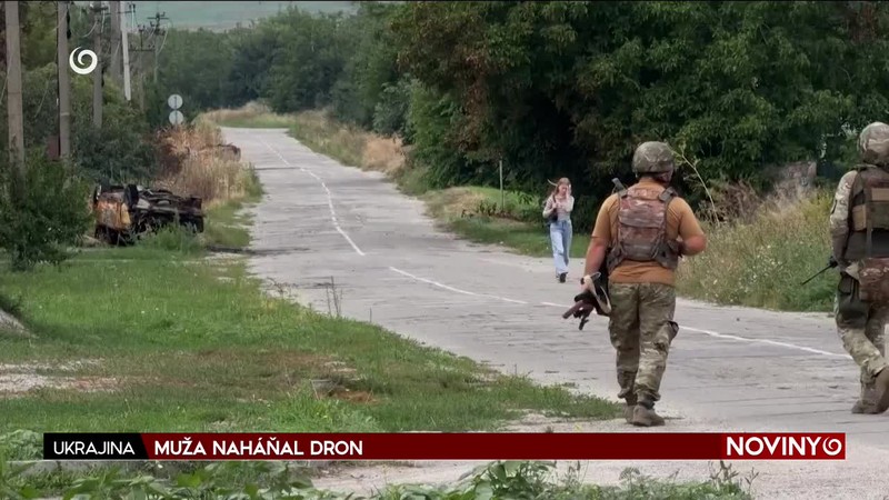 MUŽA NAHÁŇAL DRON