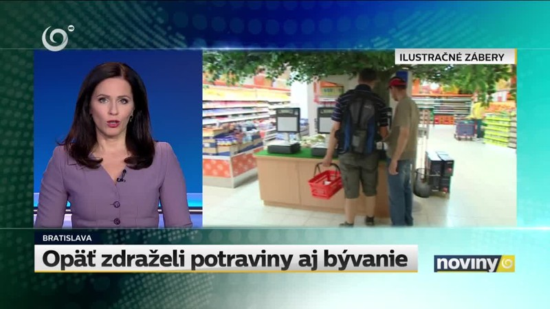 Opäť zdraželi potraviny aj bývanie