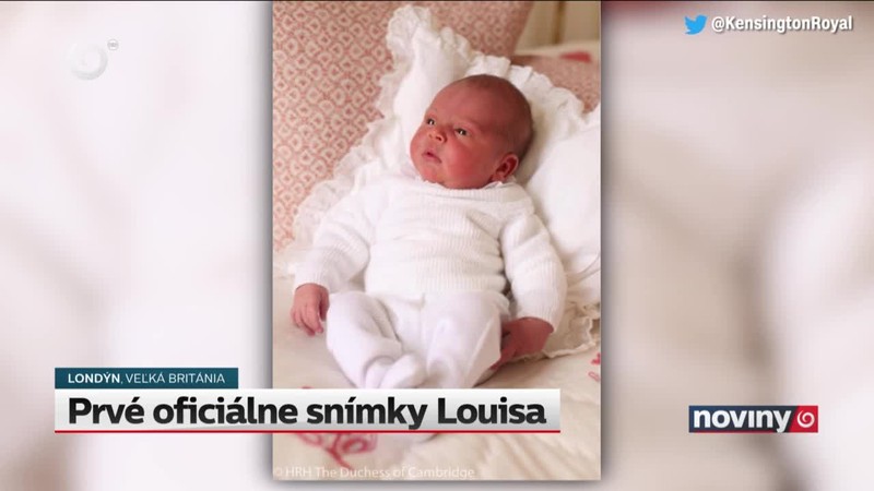 Prvé oficiálne snímky Louisa