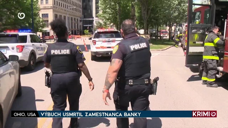 VÝBUCH USMRTIL ZAMESTNANCA BANKY