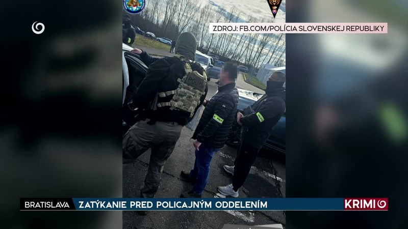 ZATÝKANIE PRED POLICAJNÝM ODDELENÍM