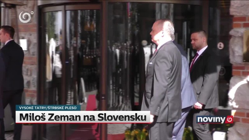 Miloš Zeman na Slovensku