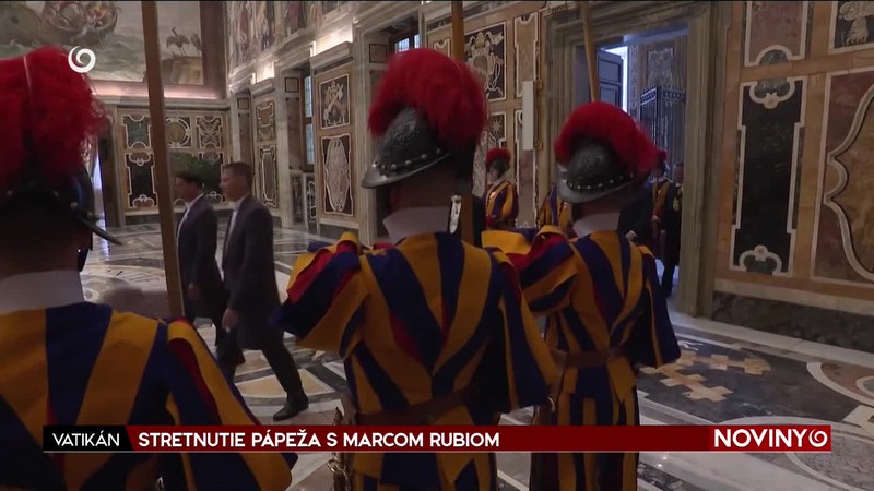 STRETNUTIE PÁPEŽA S MARCOM RUBIOM