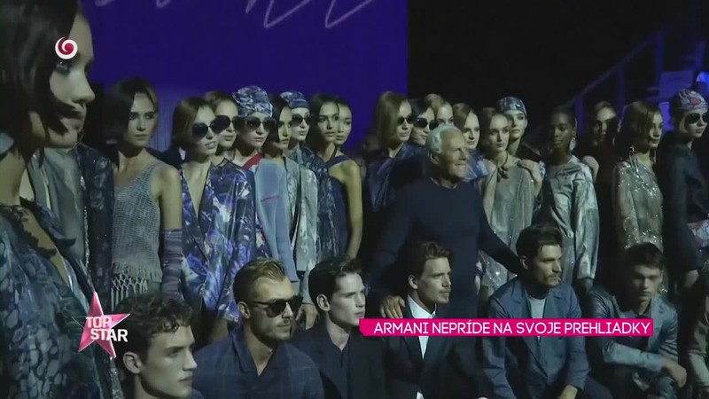ARMANI NEPRÍDE NA SVOJE PREHLIADKY