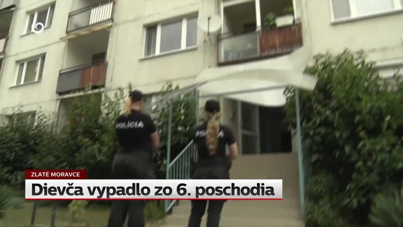 Dievča vypadlo zo 6. poschodia