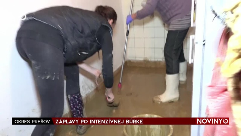ZÁPLAVY PO INTENZÍVNEJ BÚRKE