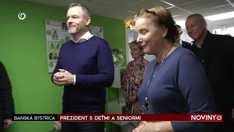 PREZIDENT S DEŤMI A SENIORMI