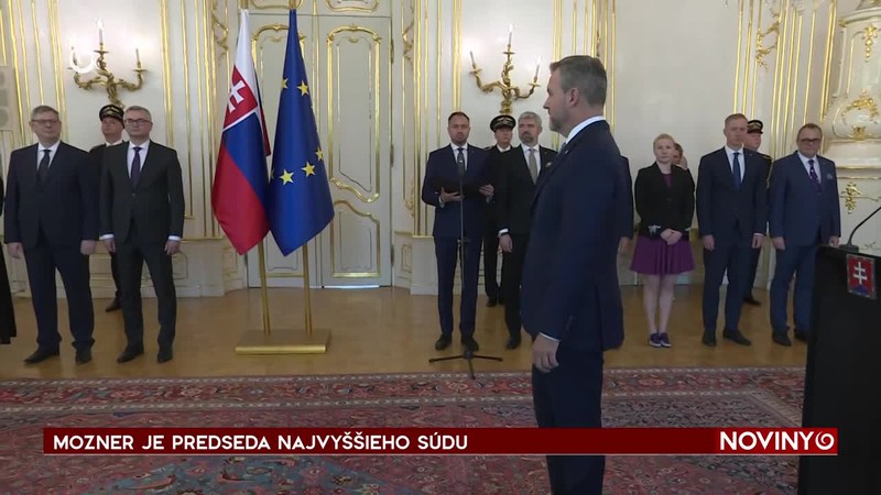 MOZNER JE PREDSEDA NAJVYŠŠIEHO SÚDU