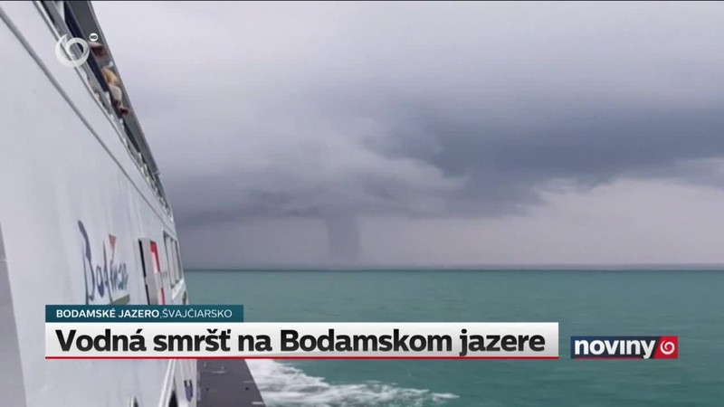 Vodná smršť na Bodamskom jazere