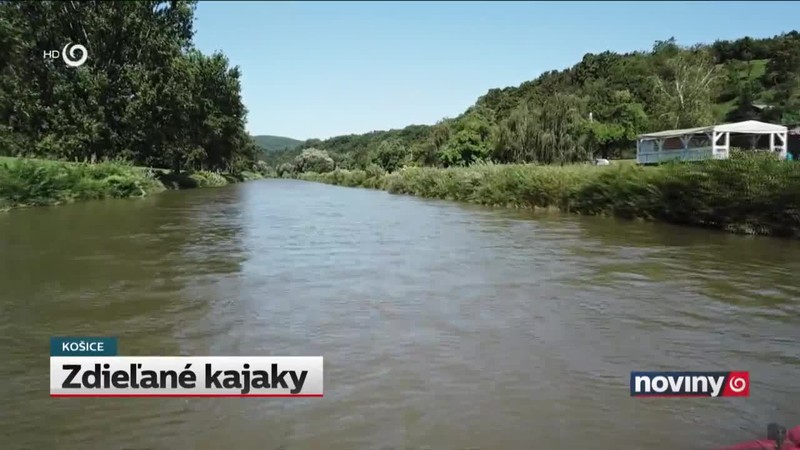 Zdieľané kajaky