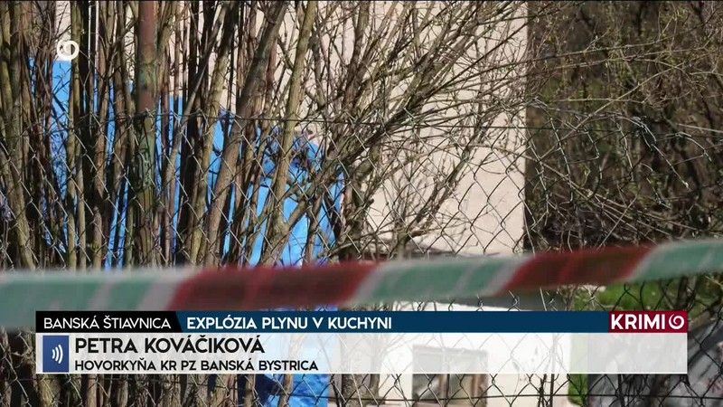 EXPLÓZIA PLYNU V KUCHYNI