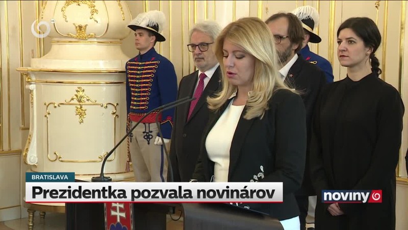 Prezidentka pozvala novinárov