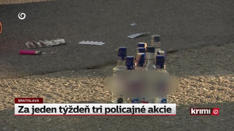 Za jeden týždeň tri policajné akcie