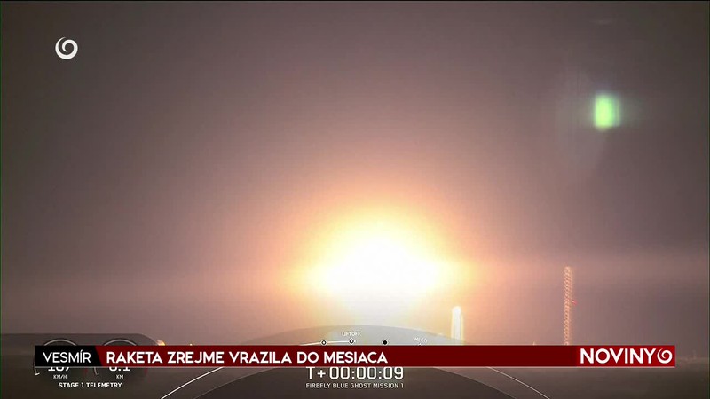 RAKETA ZREJME VRAZILA DO MESIACA