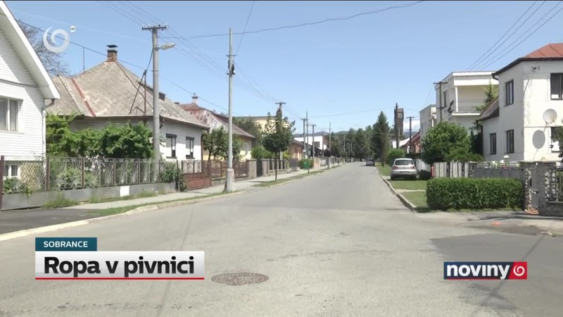 Ropa v pivnici