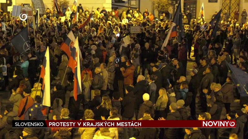 PROTESTY V KRAJSKÝCH MESTÁC