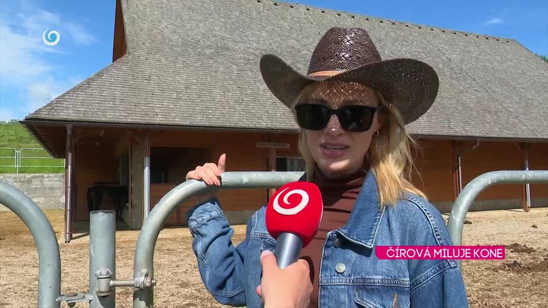 Čírová miluje kone