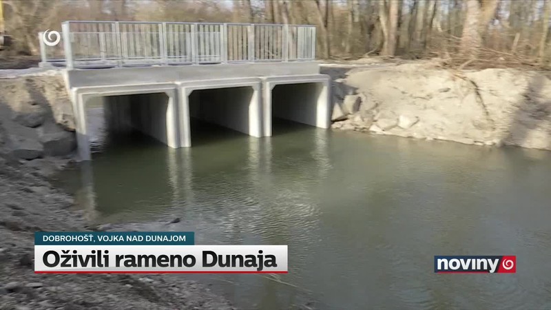 Oživili rameno Dunaja