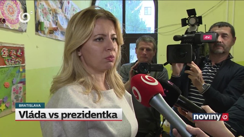 Vláda vs prezidentka