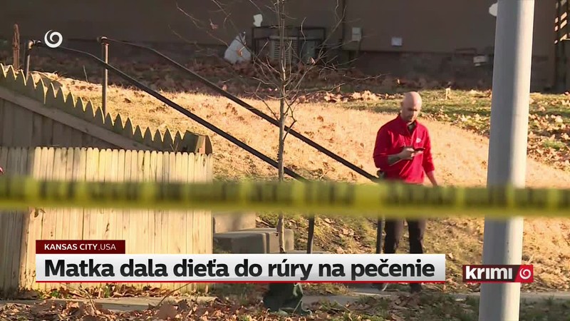 Matka dala dieťa do rúry na pečenie