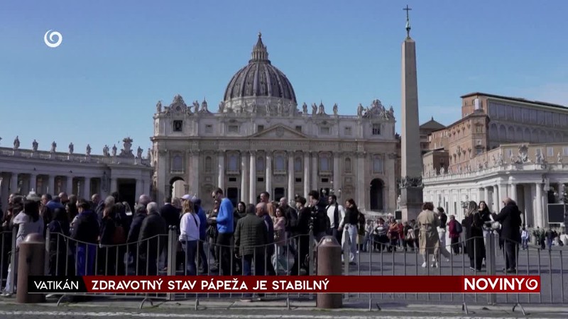 ZDRAVOTNÝ STAV PÁPEŽA JE STABILNÝ