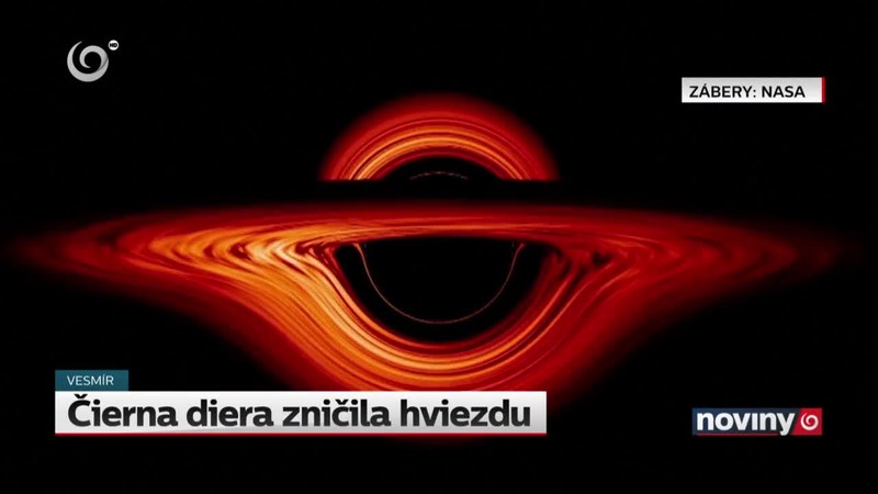 Čierna diera zničila hviezdu