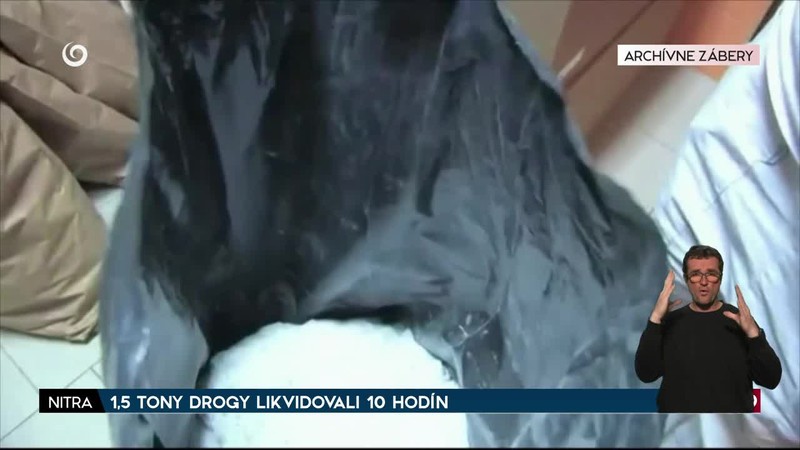 1,5 TONY DROGY LIKVIDOVALI 10 HODÍN