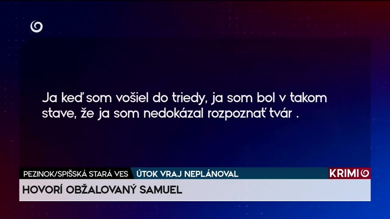 ÚTOK VRAJ NEPLÁNOVAL
