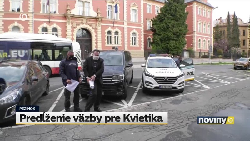 Predĺženie väzby pre Kvietika