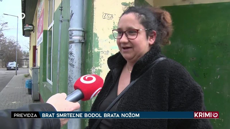 BRAT SMRTEĽNE BODOL BRATA NOŽOM