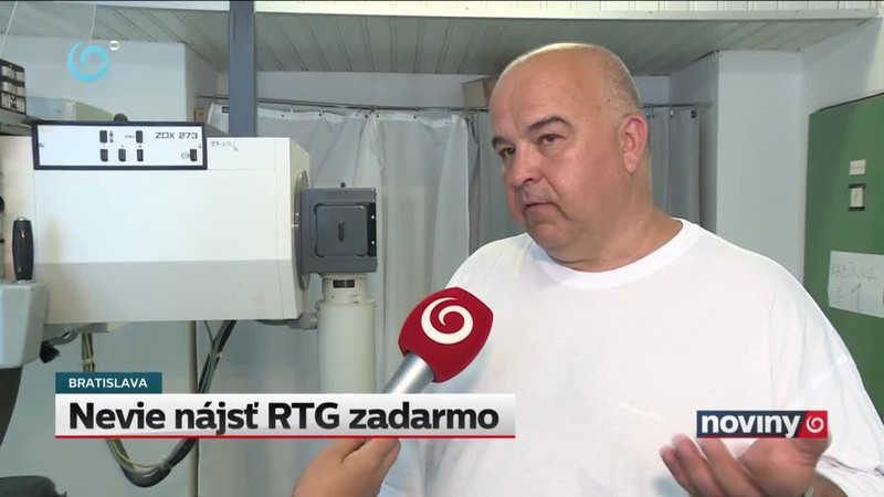 Nevie nájsť RTG zadarmo