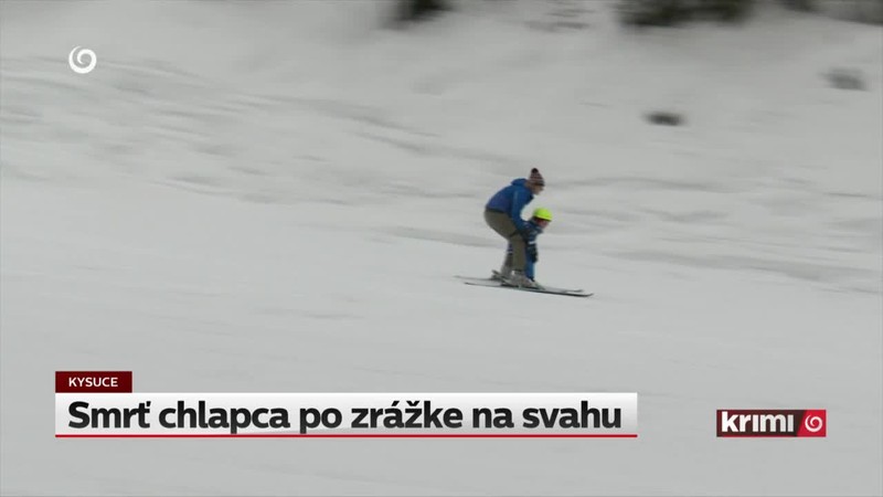 Smrť chlapca po zrážke na svahu