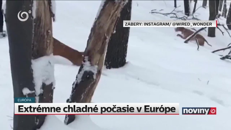 Extrémne chladné počasie v Európe