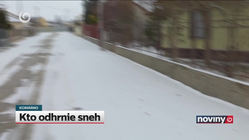 Kto odhrnie sneh