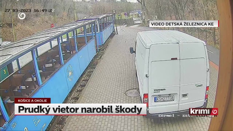 Prudký vietor narobil škody