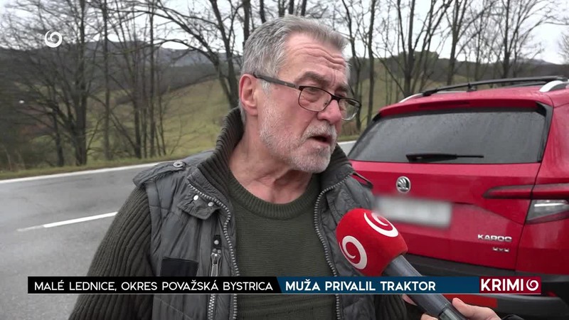 MUŽA PRIVALIL TRAKTOR